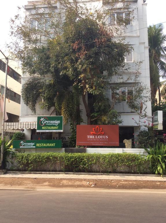 The Lotus Apartment Hotel, Venkatraman Street Chennai Exterior foto