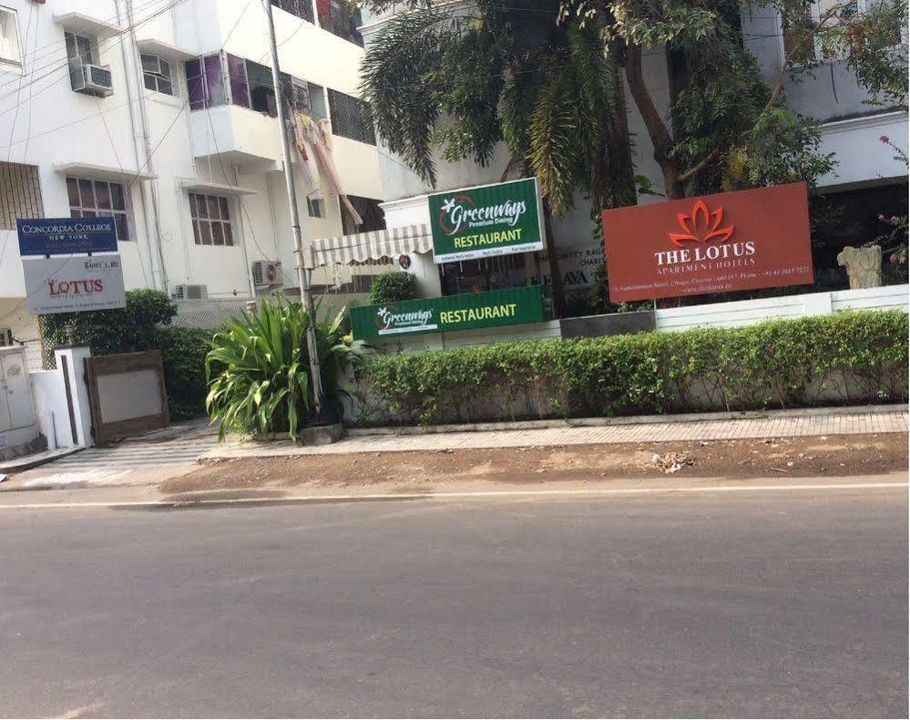 The Lotus Apartment Hotel, Venkatraman Street Chennai Exterior foto